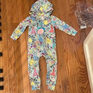 Posh Peanut Disney Princesses Romper-18-24M